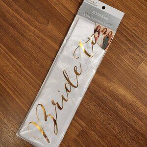 New Never Opened Bride-to-be Sash Free with purchase